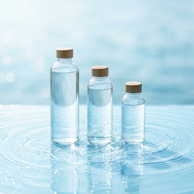 تشكيلة متنوعة من عبوات المياه